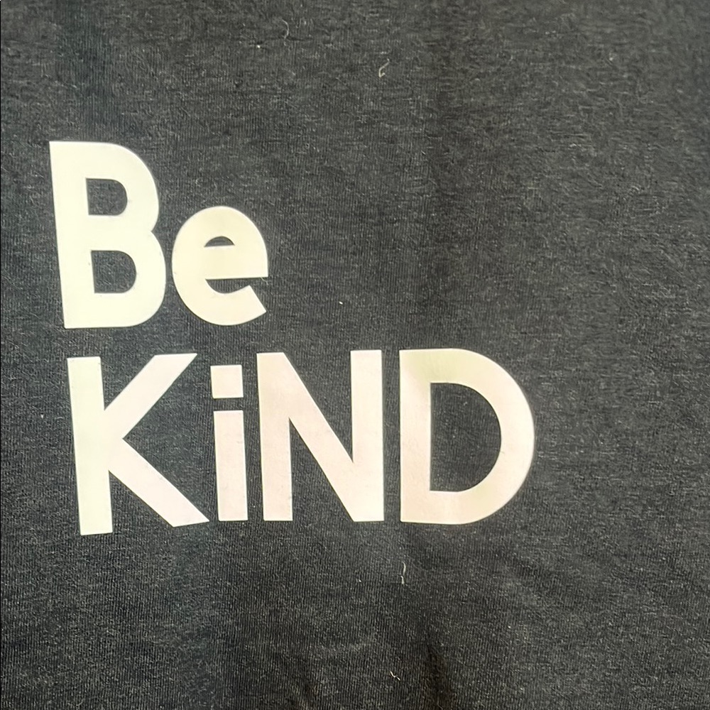 Black 'Be Kind' T-Shirt - Picture 3 of 4